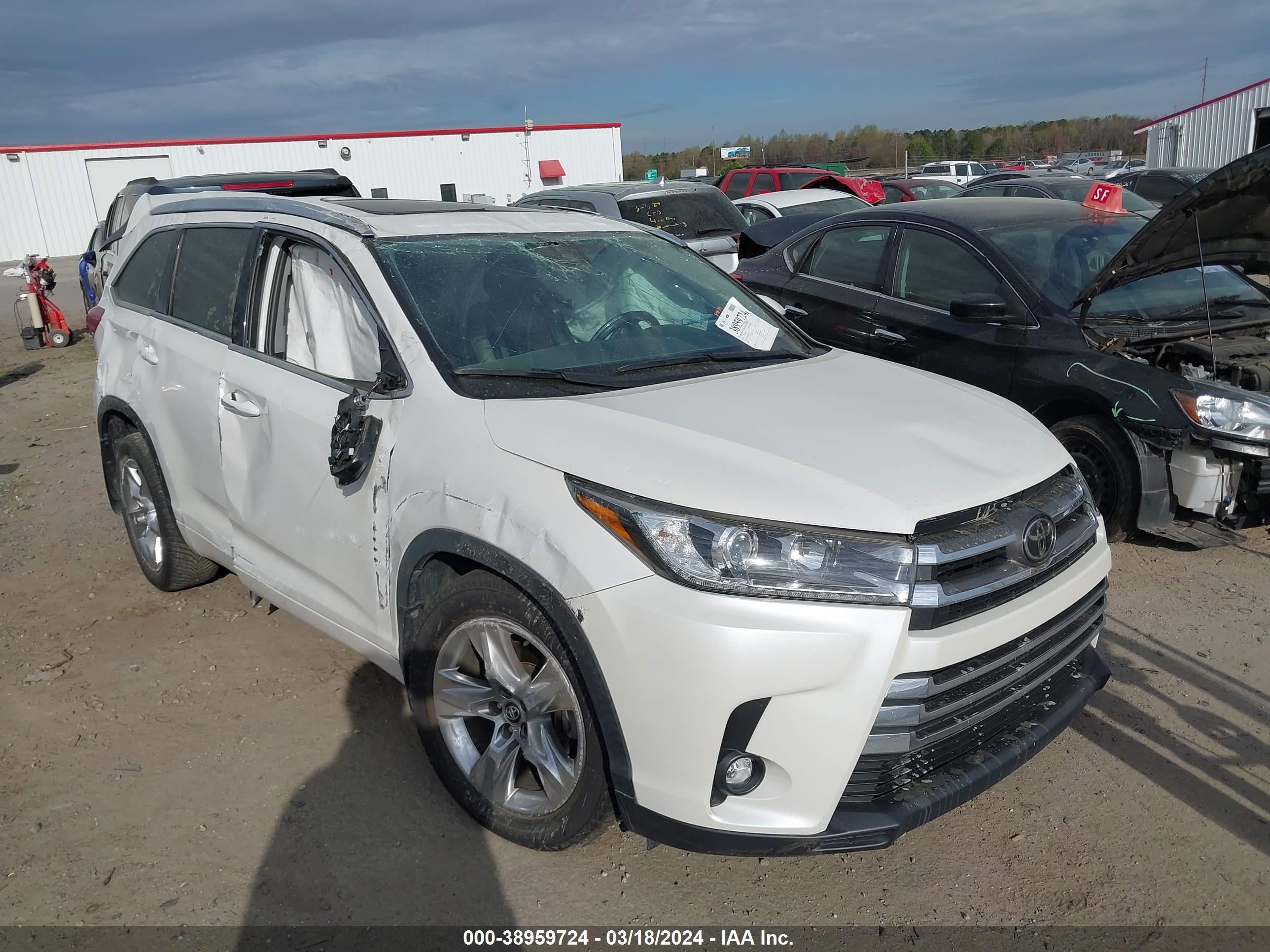 TOYOTA HIGHLANDER 2019 5tddzrfh8ks981607