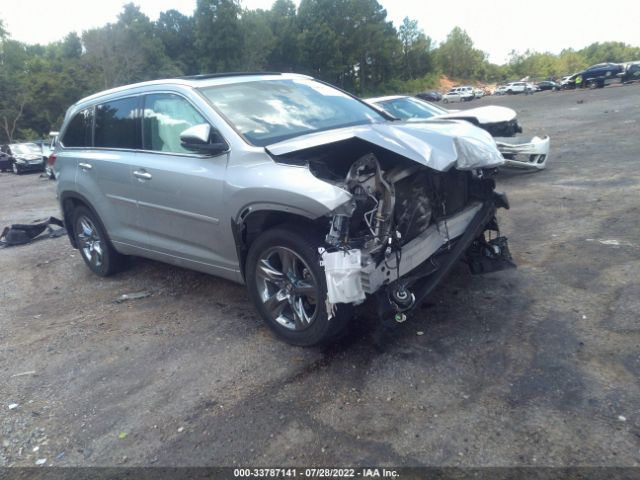 TOYOTA HIGHLANDER 2017 5tddzrfh9hs465443