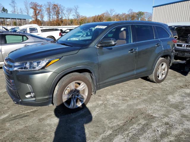 TOYOTA HIGHLANDER 2018 5tddzrfh9js821329