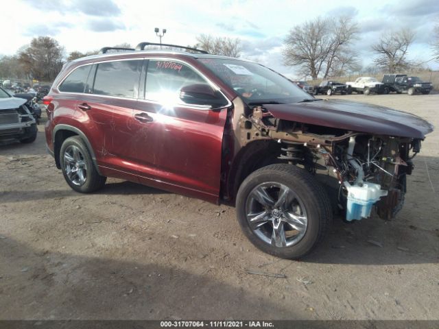 TOYOTA HIGHLANDER 2018 5tddzrfh9js830046