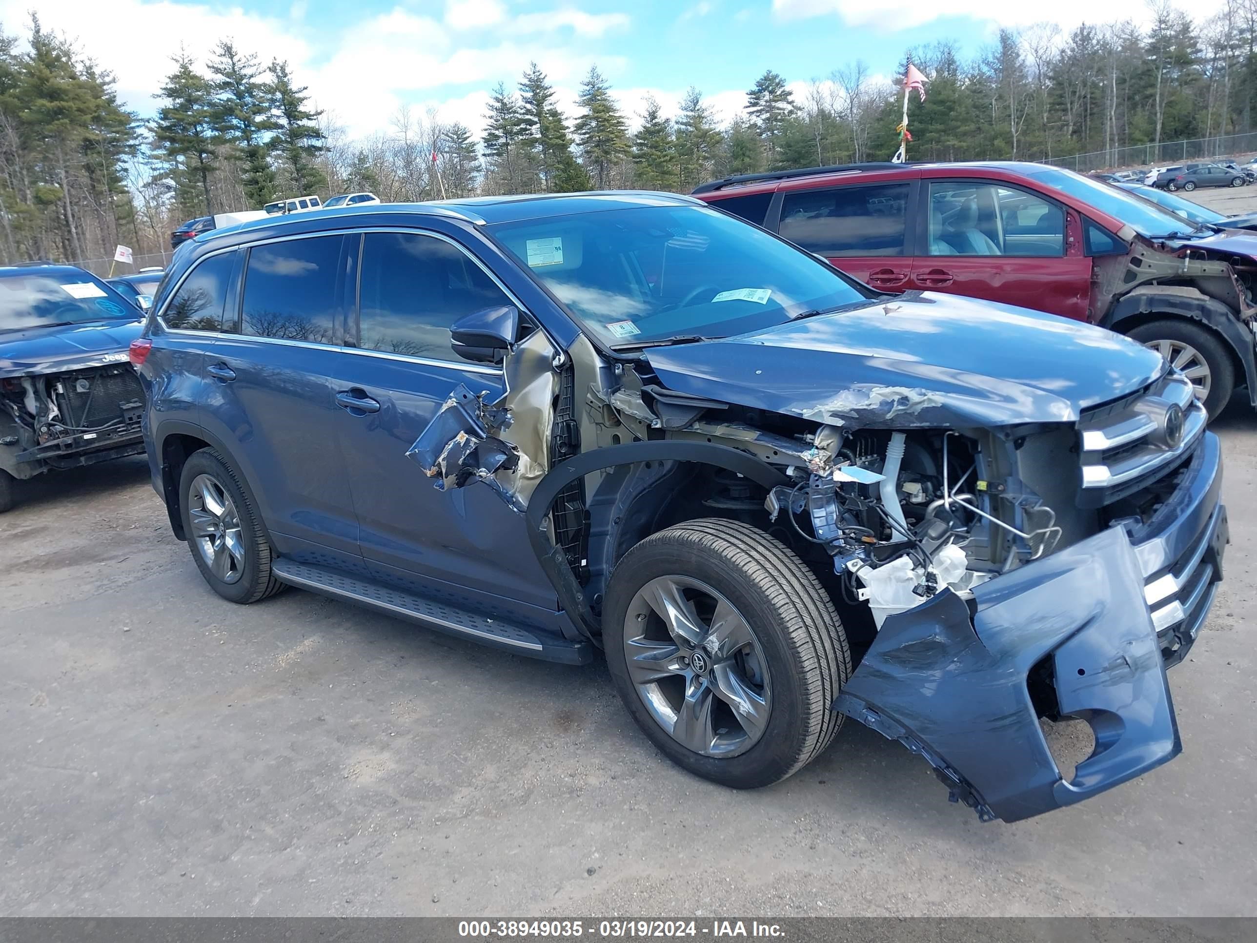 TOYOTA HIGHLANDER 2018 5tddzrfh9js855447