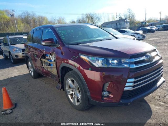 TOYOTA HIGHLANDER 2017 5tddzrfhxhs386461