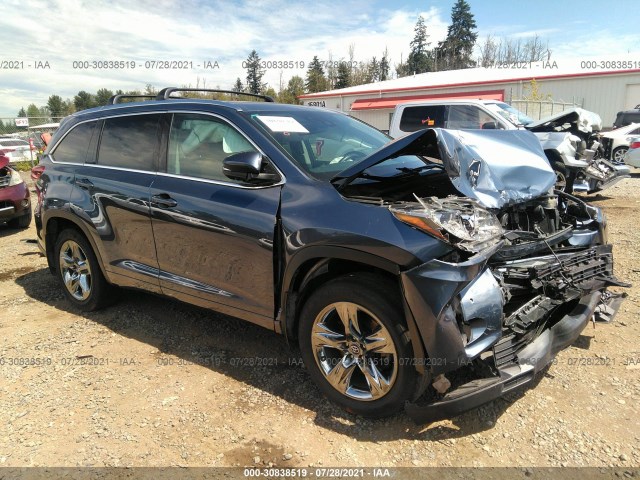 TOYOTA HIGHLANDER 2017 5tddzrfhxhs394947