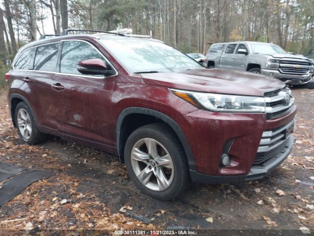 TOYOTA HIGHLANDER 2017 5tddzrfhxhs425906