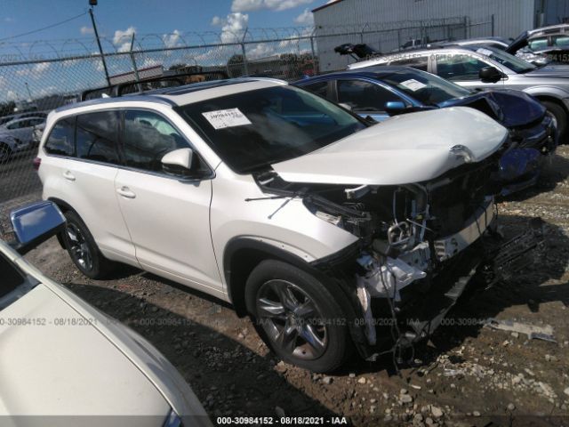 TOYOTA HIGHLANDER 2017 5tddzrfhxhs465046