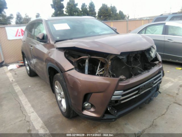 TOYOTA HIGHLANDER 2018 5tddzrfhxjs489434