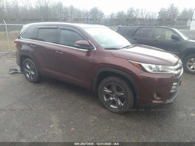 TOYOTA HIGHLANDER 2018 5tddzrfhxjs816351