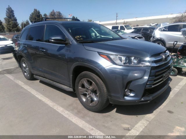 TOYOTA HIGHLANDER 2018 5tddzrfhxjs885685