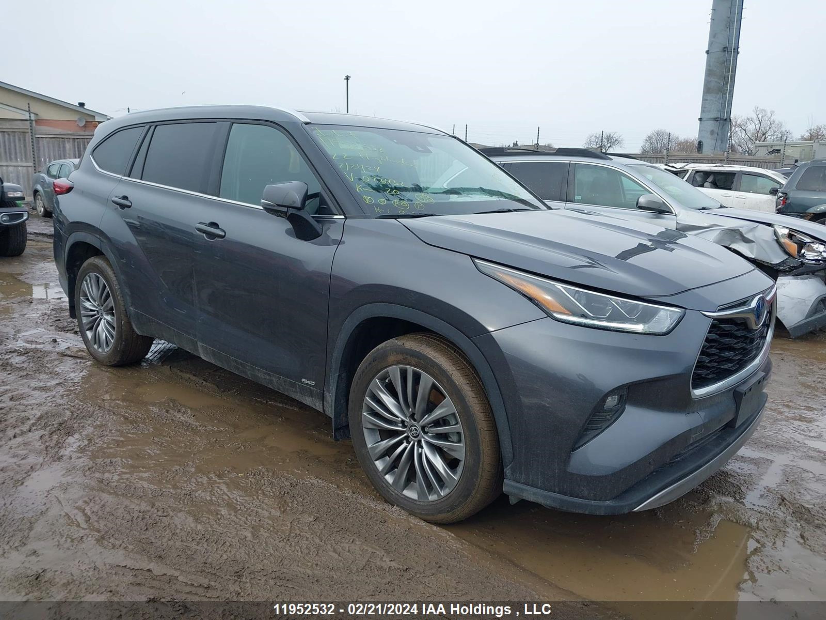 TOYOTA HIGHLANDER 2022 5tdebrch4ns073432