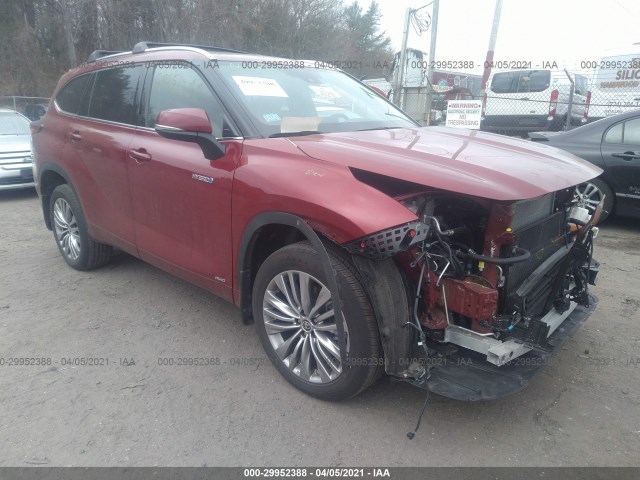 TOYOTA HIGHLANDER 2021 5tdebrch5ms024951