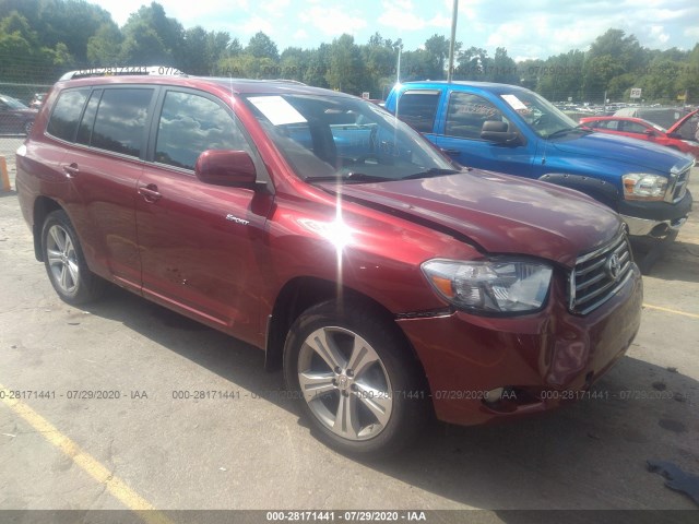 TOYOTA HIGHLANDER 2010 5tdek3eh6as005069