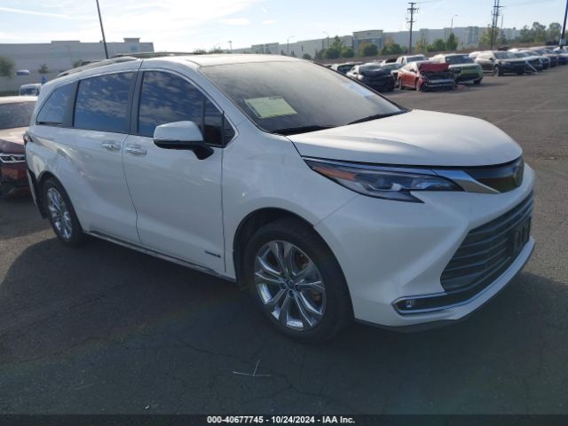 TOYOTA SIENNA 2021 5tderkec5ms014263