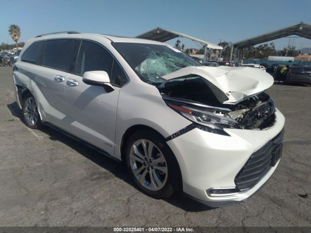 TOYOTA SIENNA 2021 5tderkec6ms027796