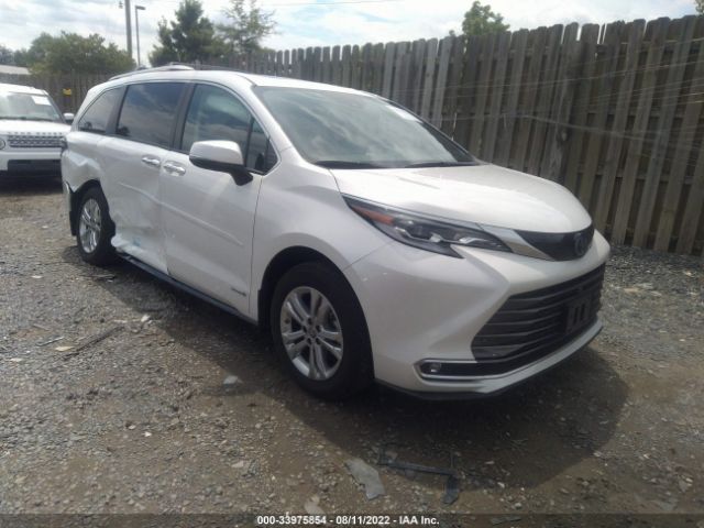 TOYOTA SIENNA 2021 5tdeskfc1ms033198