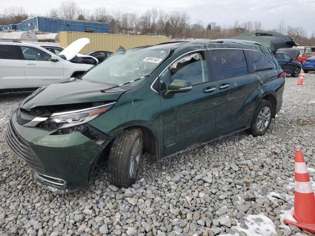 TOYOTA SIENNA 2021 5tdeskfc9ms014575