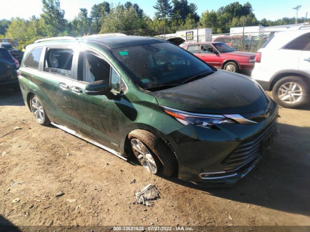 TOYOTA SIENNA 2021 5tdeskfc9ms015838