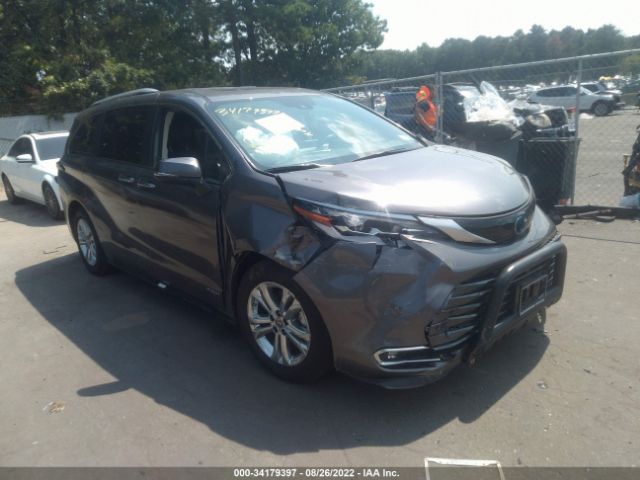 TOYOTA SIENNA 2021 5tdeskfc9ms029545