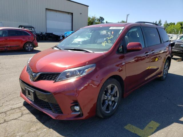 TOYOTA SIENNA SE 2019 5tdez3dc2ks226526