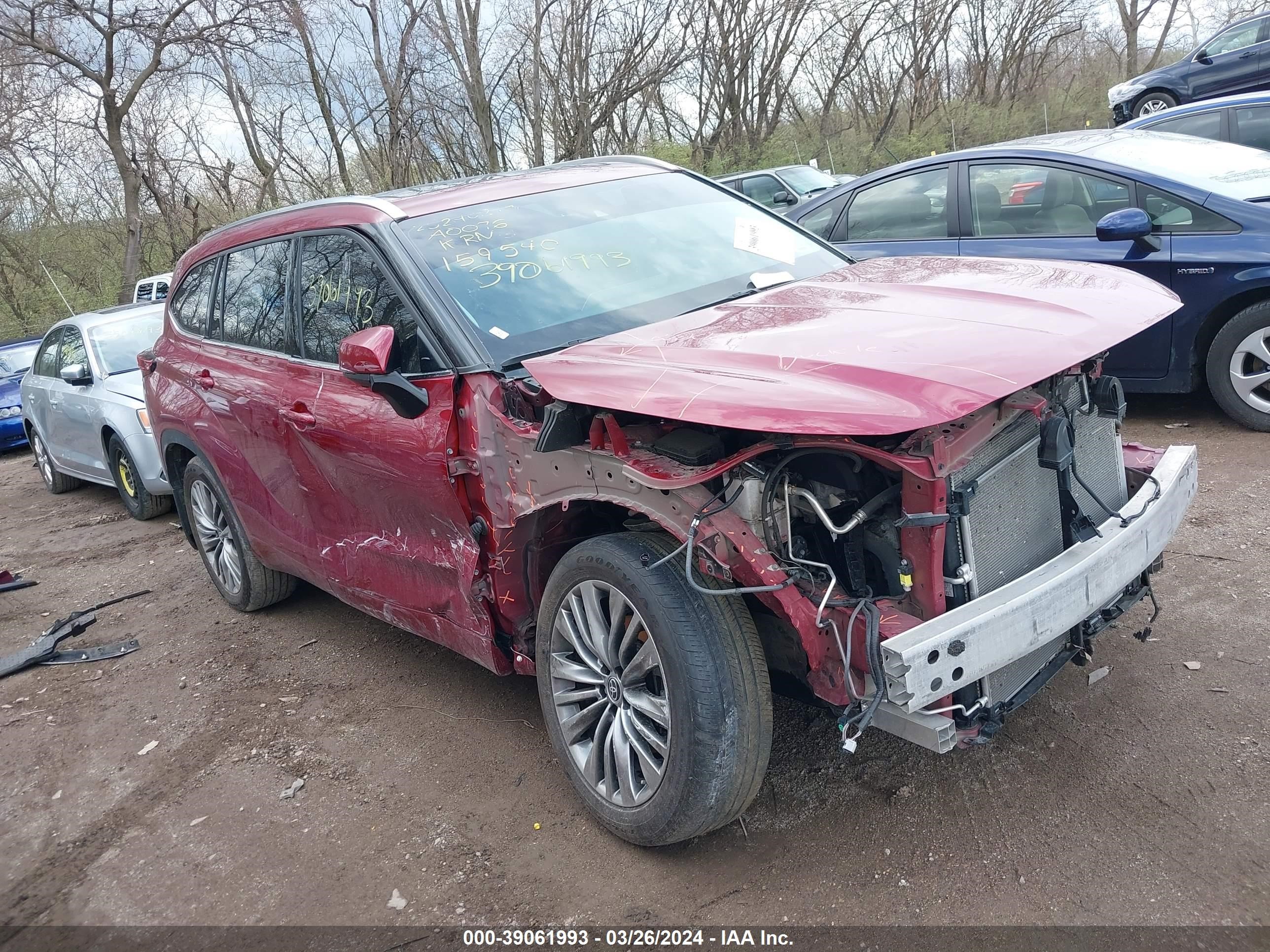 TOYOTA HIGHLANDER 2021 5tdfzrbhxms159540