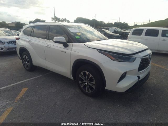 TOYOTA HIGHLANDER 2021 5tdgarah5ms506334