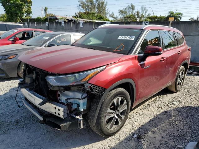 TOYOTA HIGHLANDER 2021 5tdgarah6ms504513