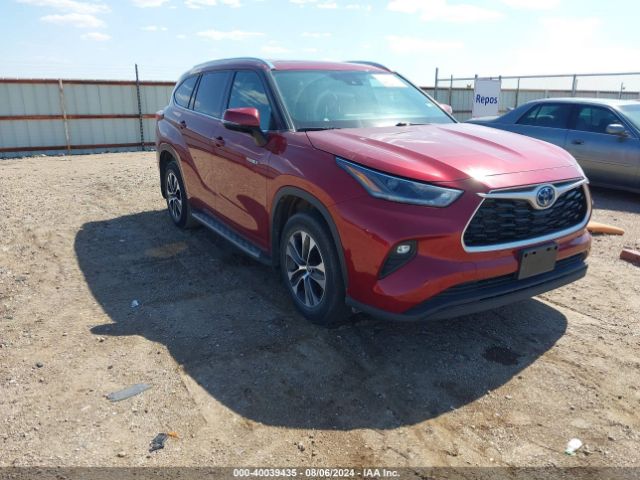 TOYOTA HIGHLANDER 2021 5tdgarah7ms508408