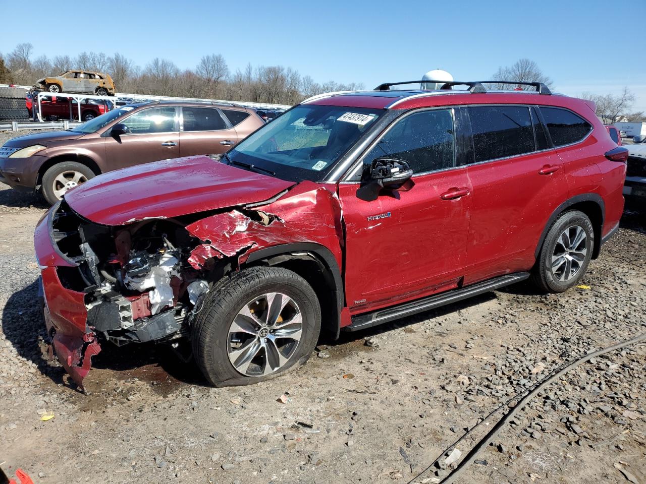 TOYOTA HIGHLANDER 2021 5tdgbrch4ms049073