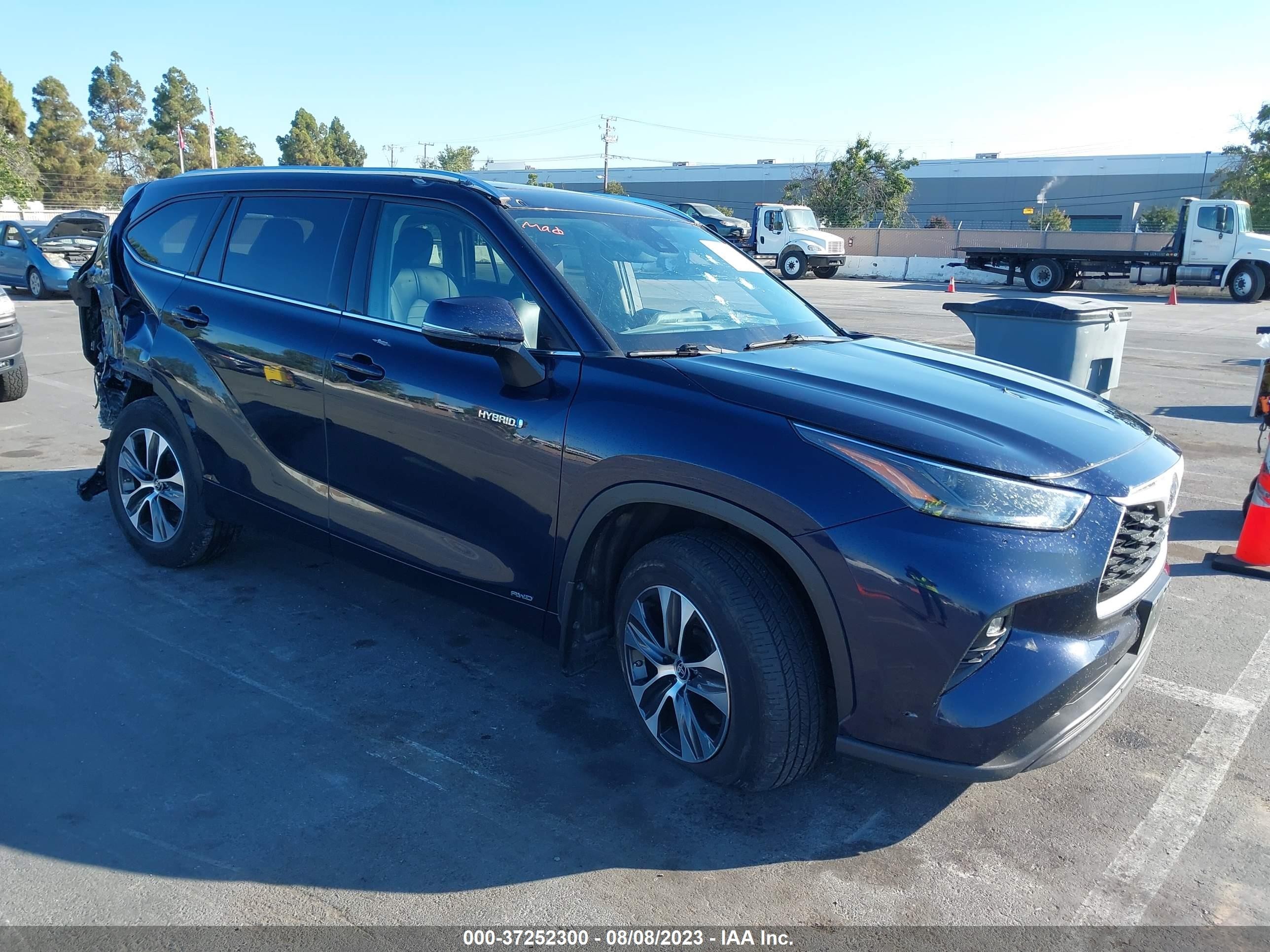 TOYOTA HIGHLANDER 2021 5tdgbrch5ms038163