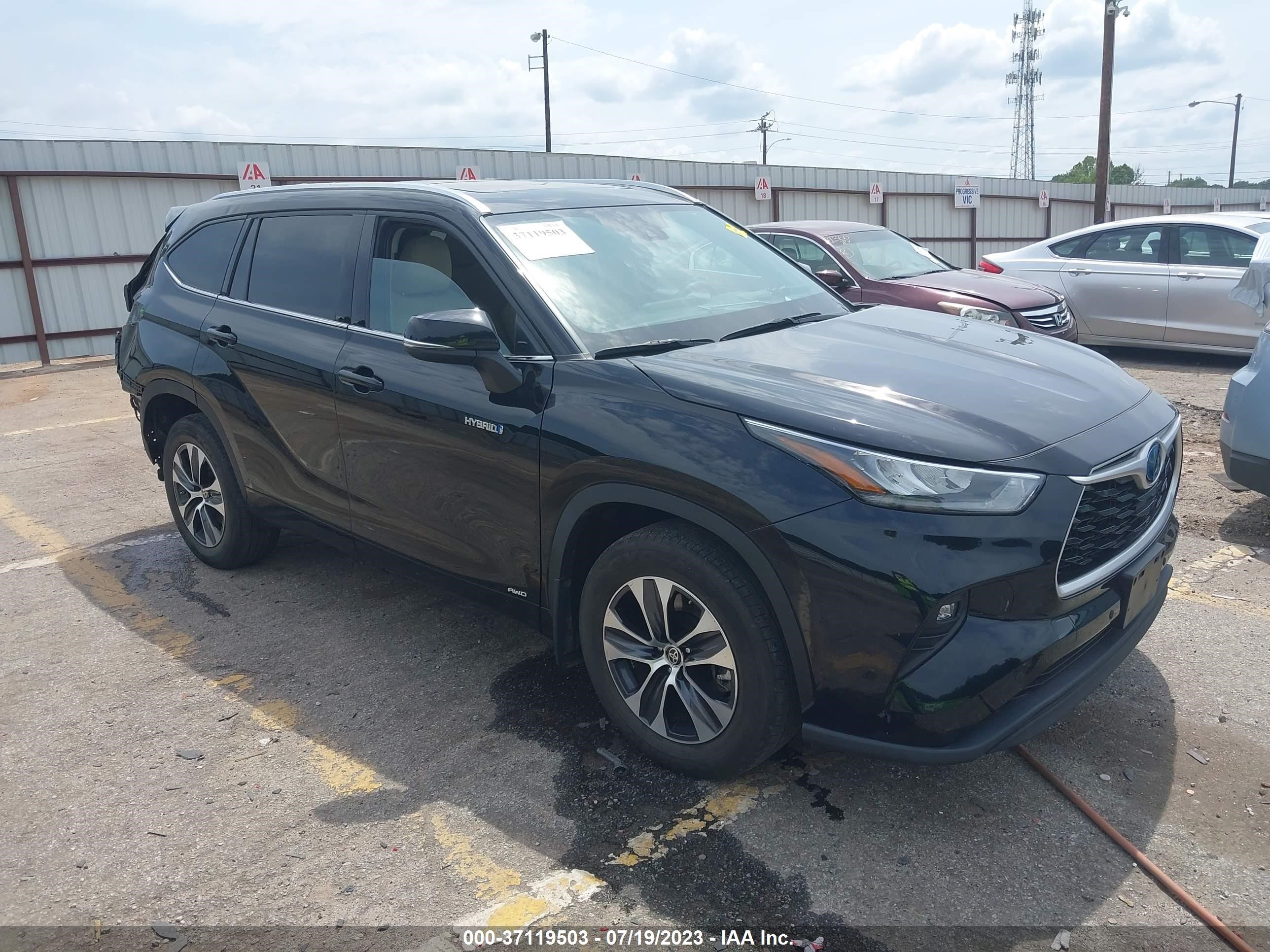 TOYOTA HIGHLANDER 2020 5tdgbrch9ls501047