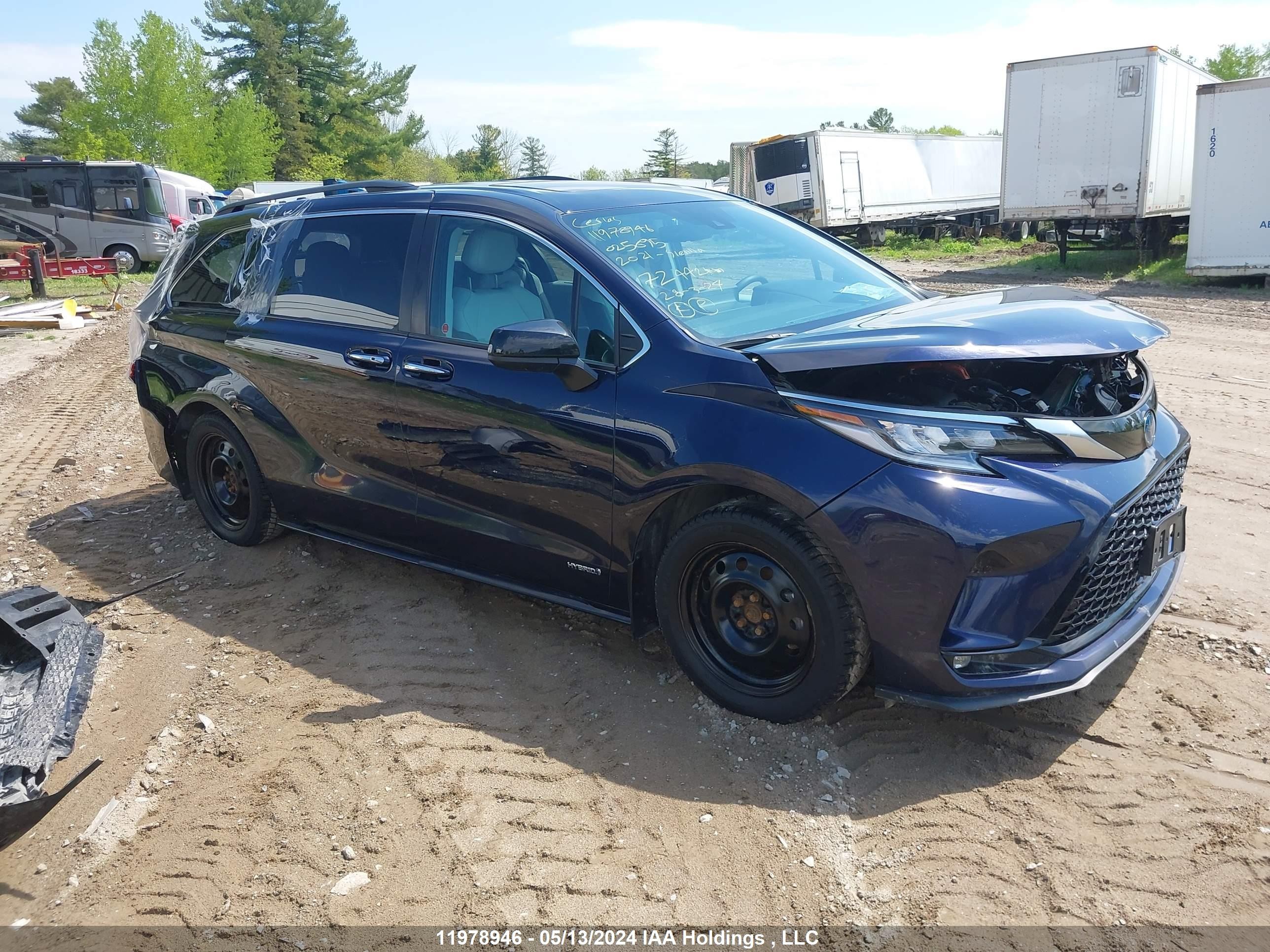 TOYOTA SIENNA 2021 5tdgskfc7ms025695