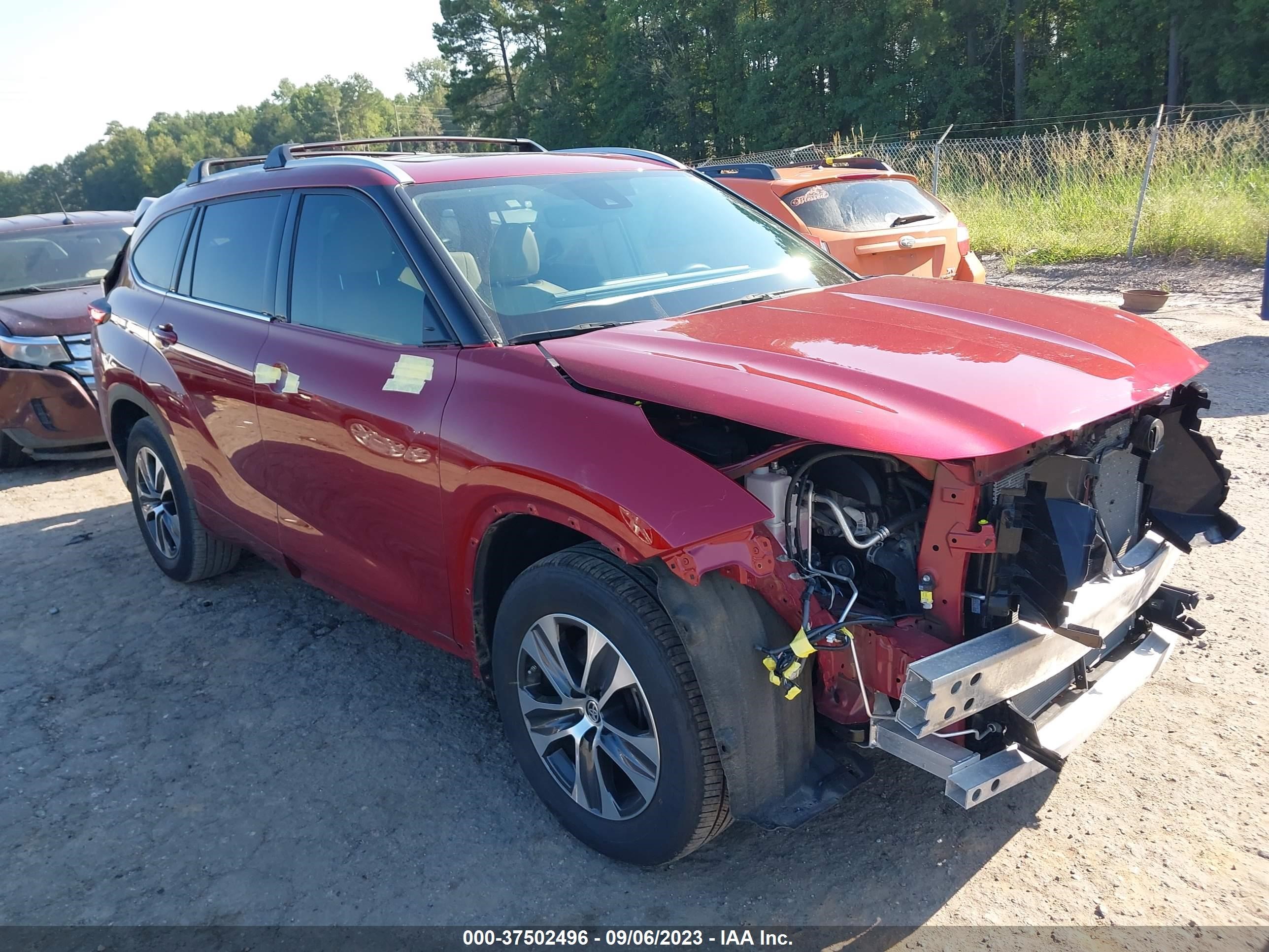 TOYOTA HIGHLANDER 2022 5tdgzrah1ns539650