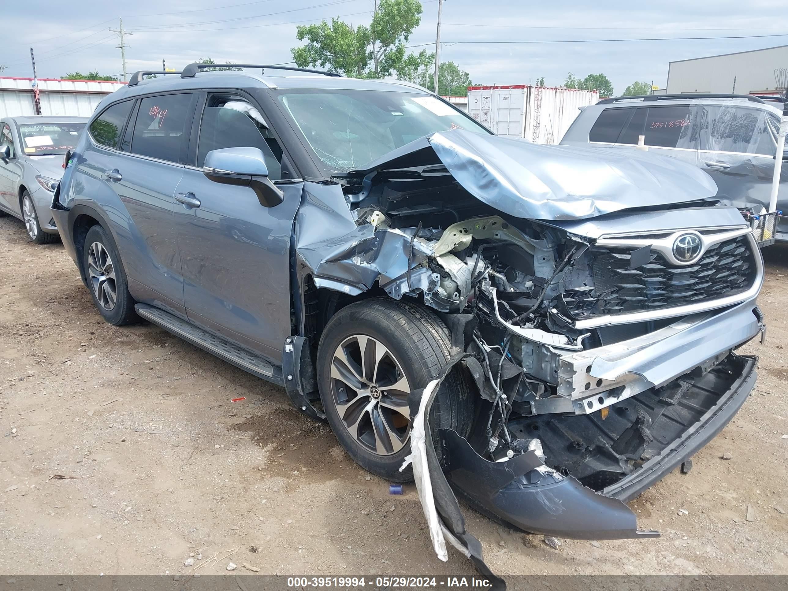 TOYOTA HIGHLANDER 2021 5tdgzrah7ms083913