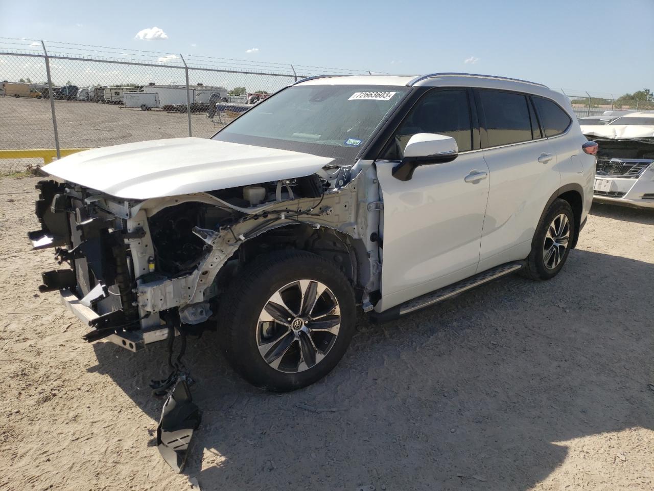 TOYOTA HIGHLANDER 2021 5tdgzrah7ms529557