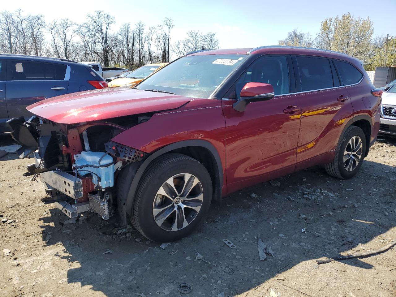 TOYOTA HIGHLANDER 2021 5tdgzrbh0ms542830