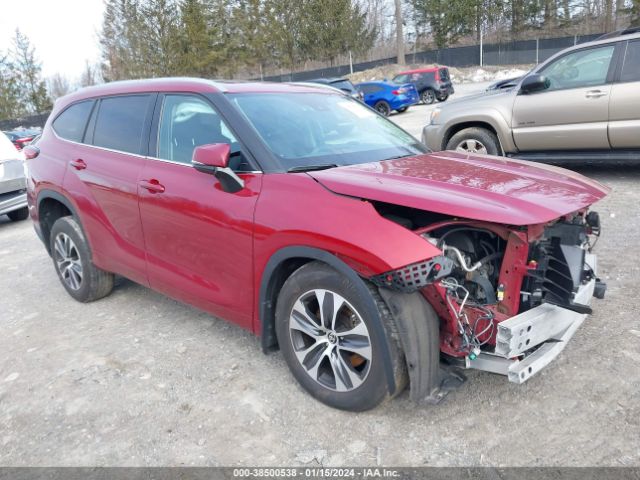 TOYOTA HIGHLANDER 2021 5tdgzrbh0ms557554