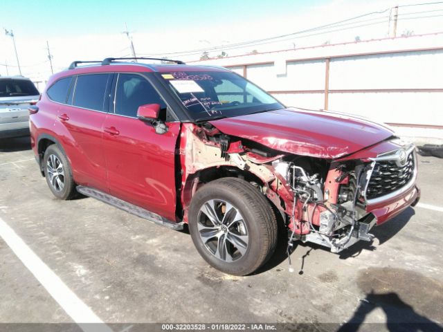 TOYOTA HIGHLANDER 2021 5tdgzrbh2ms151078