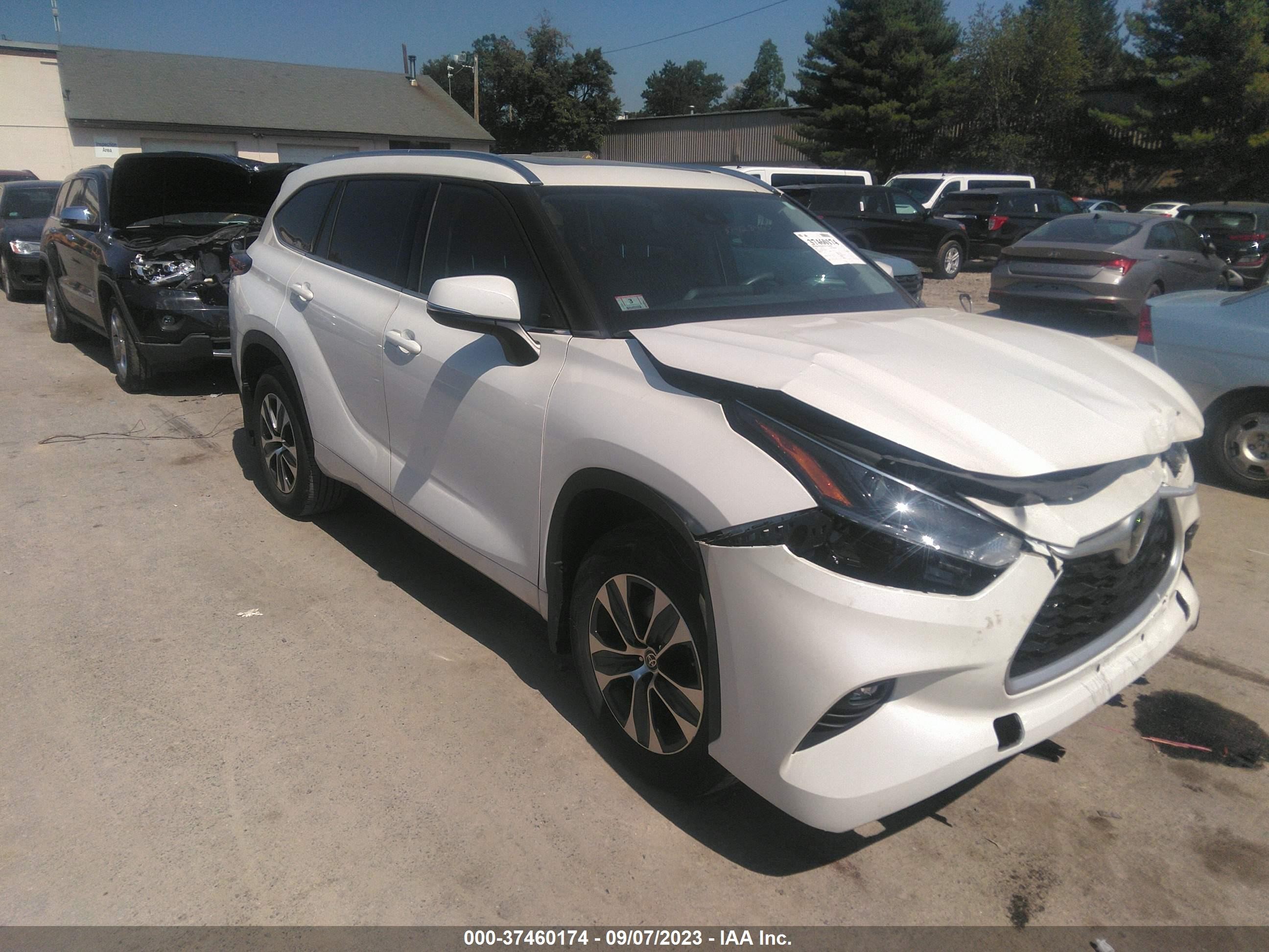 TOYOTA HIGHLANDER 2021 5tdgzrbh3ms081316