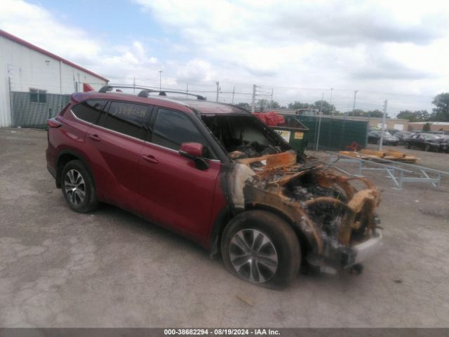 TOYOTA HIGHLANDER 2022 5tdgzrbh3ns593658