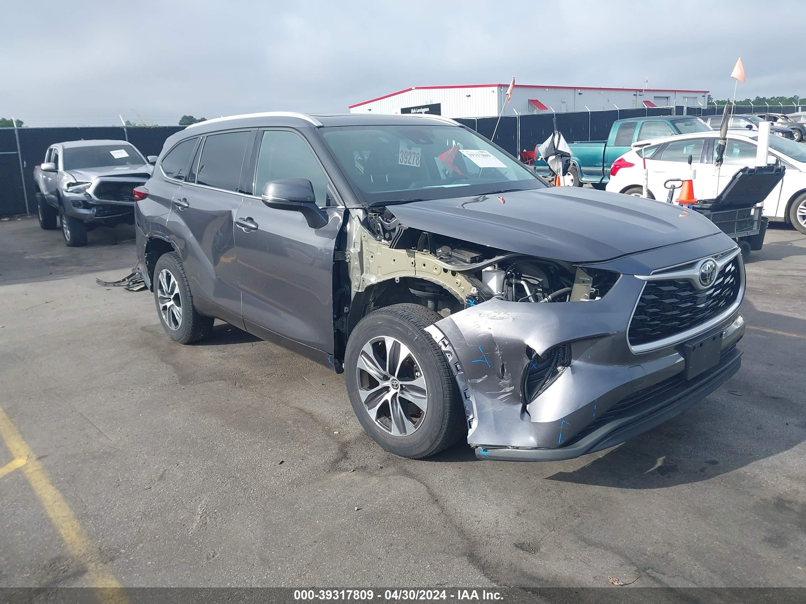 TOYOTA HIGHLANDER 2022 5tdgzrbh5ns234800