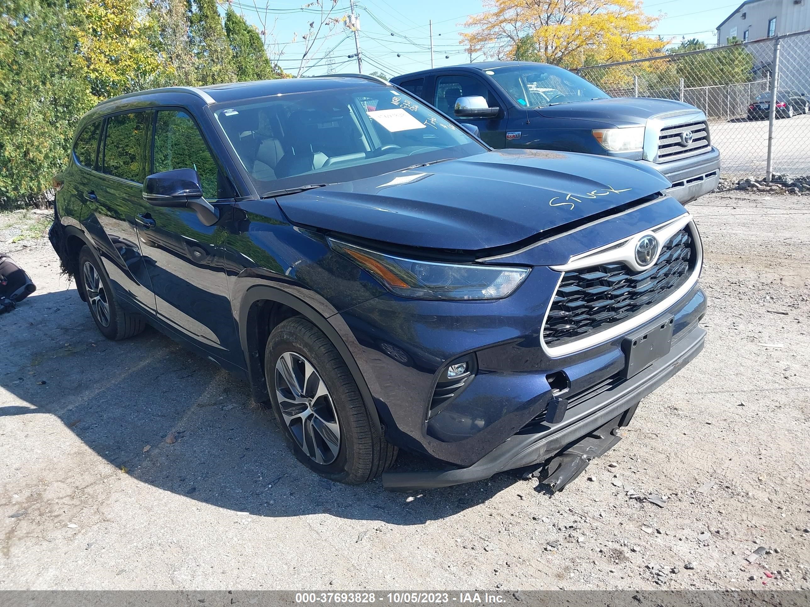 TOYOTA HIGHLANDER 2022 5tdgzrbh9ns227560