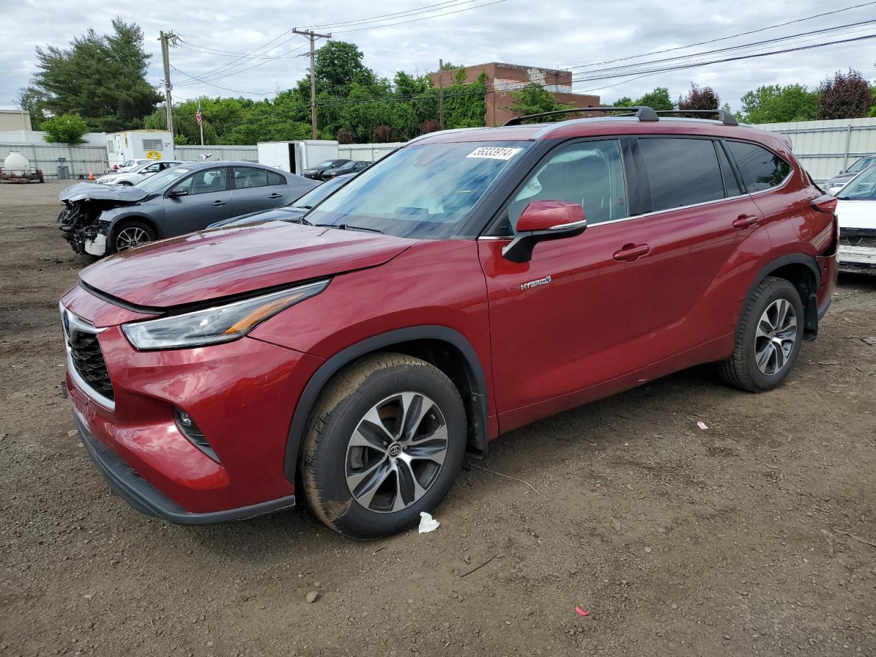 TOYOTA HIGHLANDER 2021 5tdhbrch9ms530599