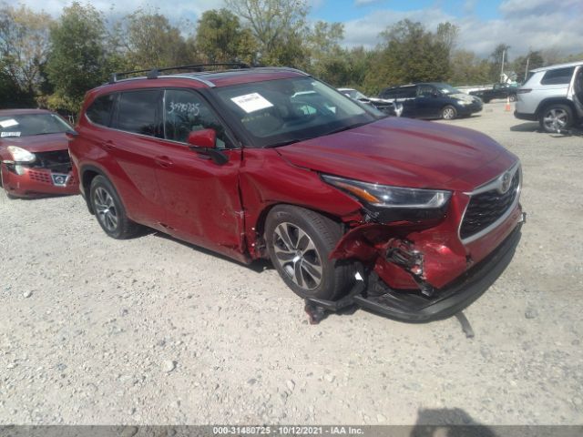 TOYOTA HIGHLANDER 2021 5tdhzrbh3ms556161