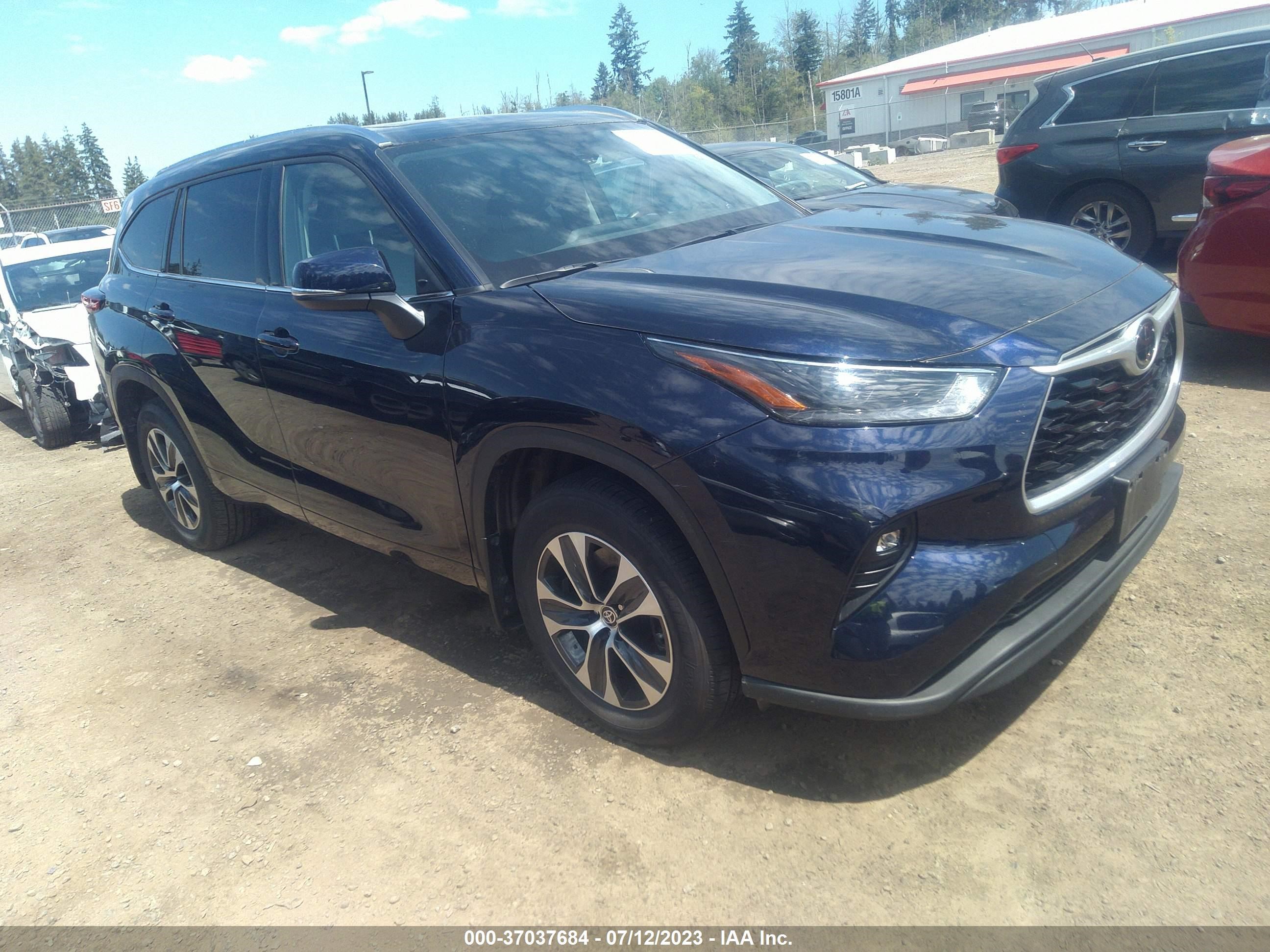 TOYOTA HIGHLANDER 2021 5tdhzrbh8ms531479