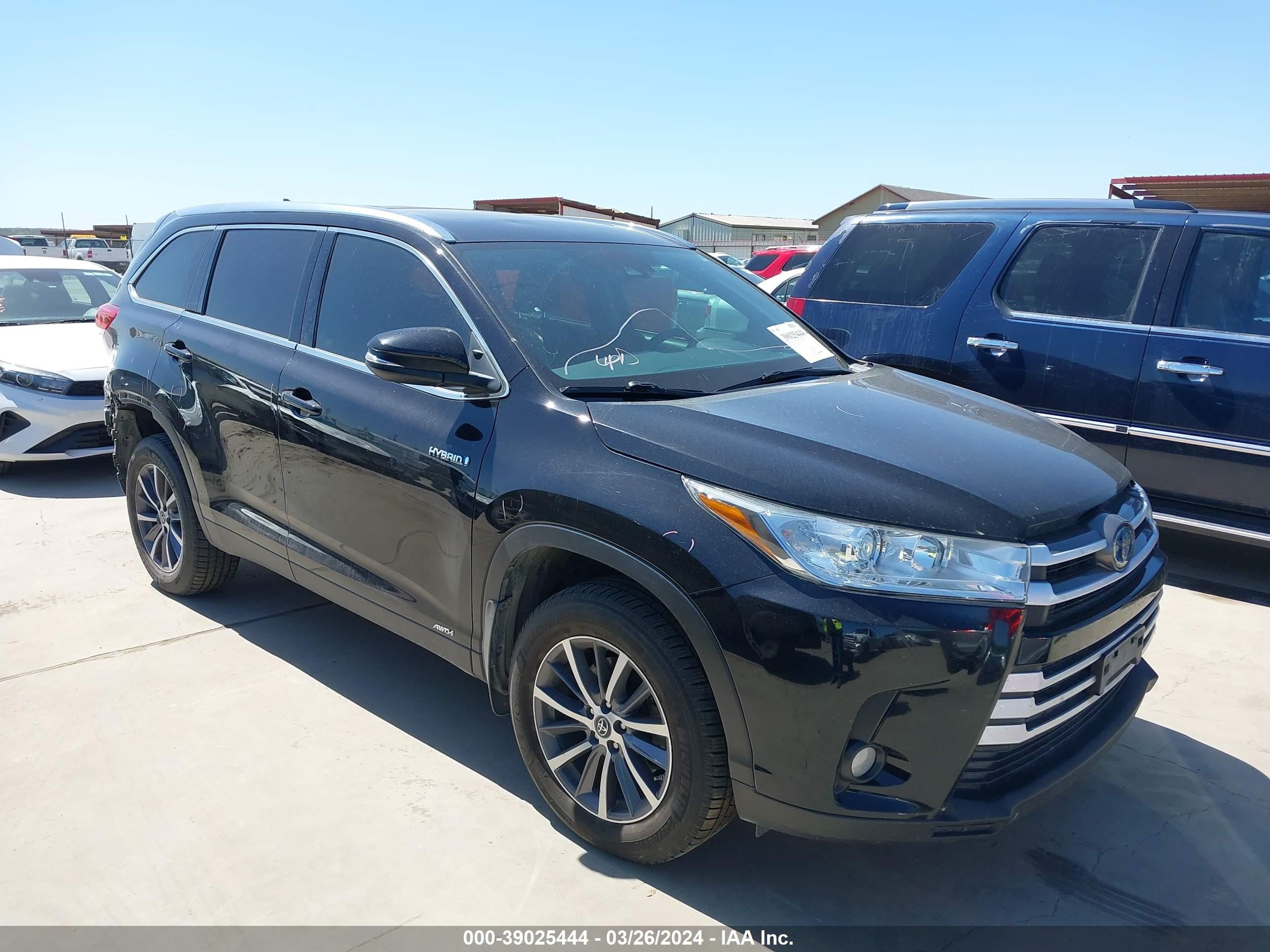 TOYOTA HIGHLANDER 2019 5tdjgrfh0ks077968