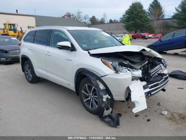 TOYOTA HIGHLANDER HYBRID 2017 5tdjgrfh1hs026875