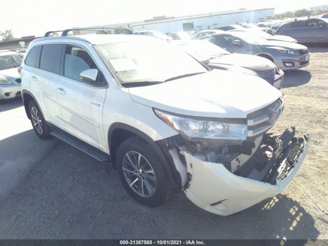 TOYOTA HIGHLANDER 2019 5tdjgrfh1ks067515