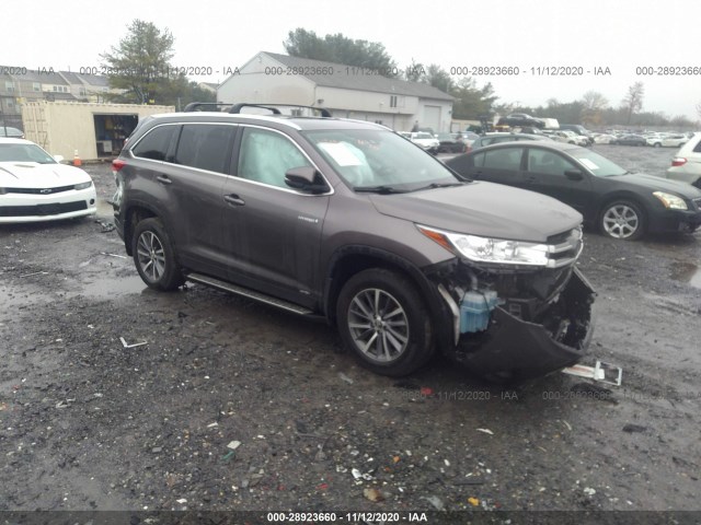 TOYOTA HIGHLANDER 2019 5tdjgrfh2ks054904