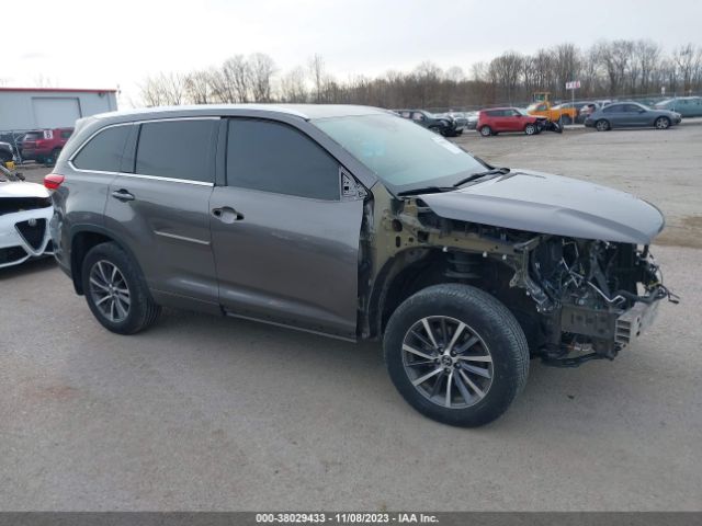 TOYOTA HIGHLANDER HYBRID 2017 5tdjgrfh3hs026344