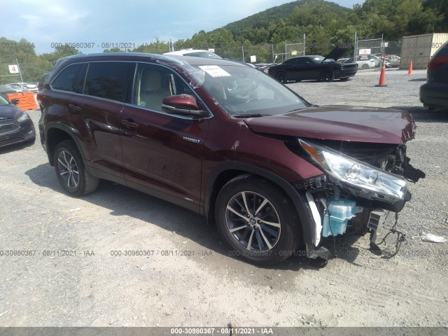 TOYOTA HIGHLANDER 2019 5tdjgrfh3ks070934