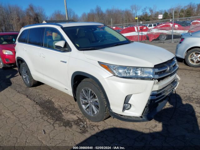 TOYOTA HIGHLANDER HYBRID 2018 5tdjgrfh4js037987